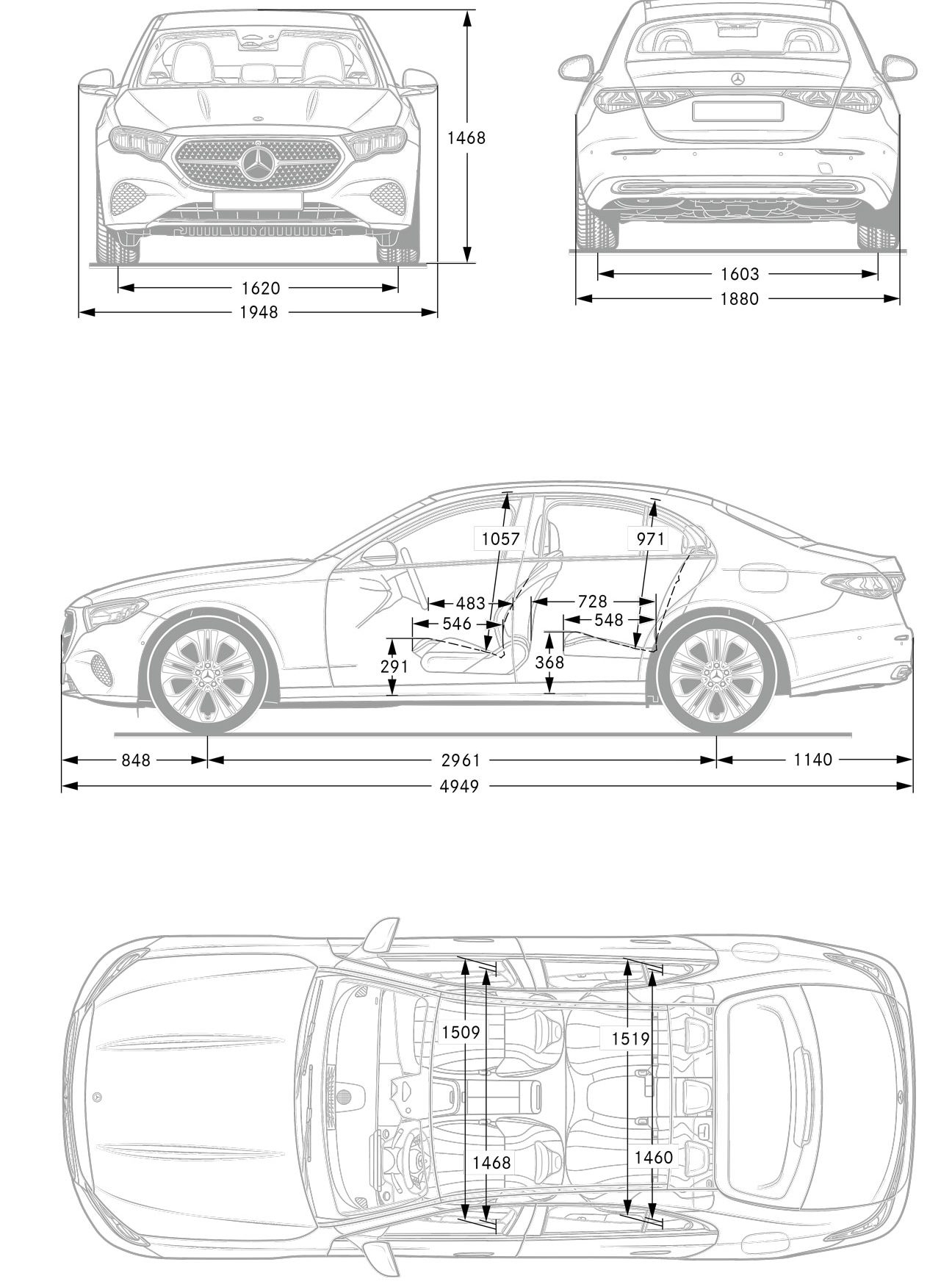 Thông Số Kích Thước Xe E Class 2026