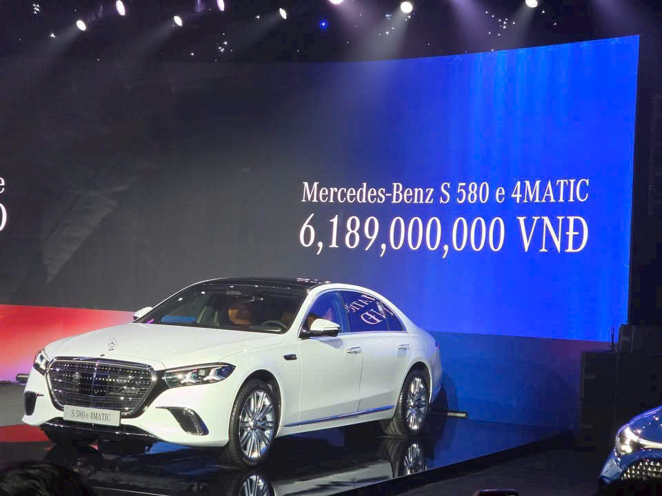 Mercedes-Benz S 580 e 4MATIC công bố giá 6.189.000.000 VNĐ